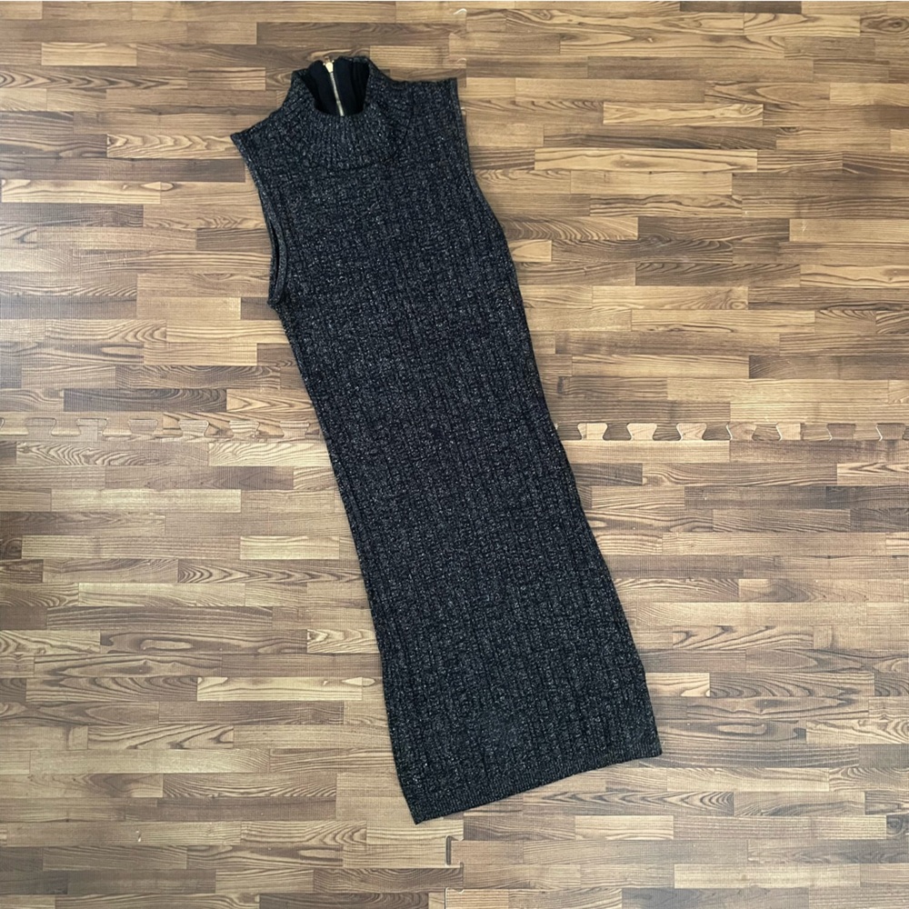XOXO Sleeveless Black Sparkly Body con Dress Large